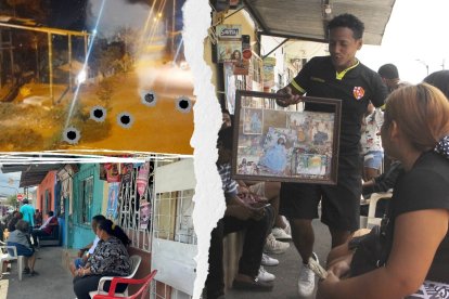 Familiares y vecinos de la niña de tres años asesinada conservan como un tesoro un cuadro donde está su fotografía.