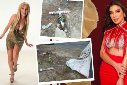 Samantha Grey habla del lugar en donde está ubicada la cruz por la muerte de su mamá, Sharon La Hichicera.