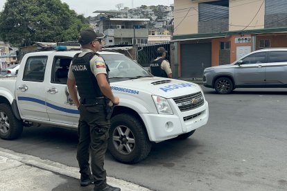 Agentes de la Policía llegaron hasta el lugar.