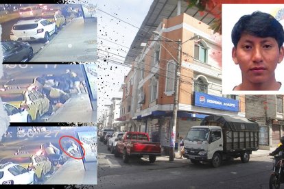 Cámaras captaron el instante en que se produjo el intento de secuestro.