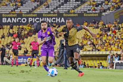 En la primera etapa de LigaPro, Barcelona SC y Aucas igualaron 1-1 en el estadio Monumental, de Guayaquil.