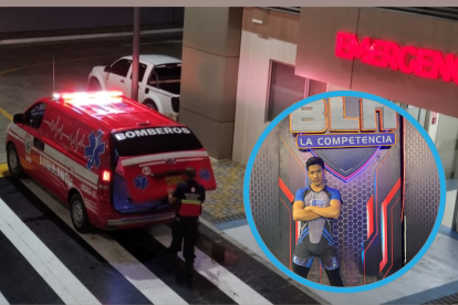 Bismark Apolinario sufrió un accidente en Manta, Manabí.