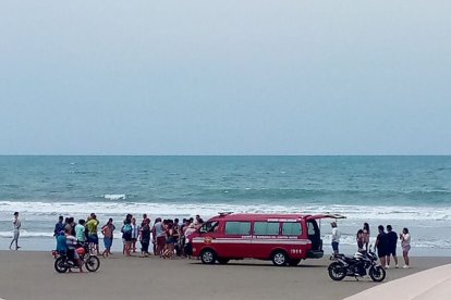 Ocurrió en la playa de Punta Bikini, en el balneario de San Clemente.