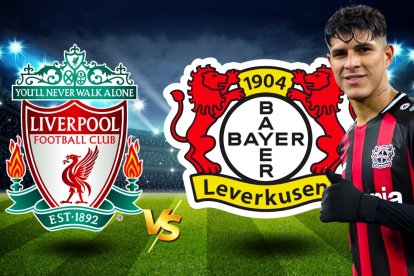 Liverpool vs Bayer Leverkusen el equipo de Piero Hincapié.