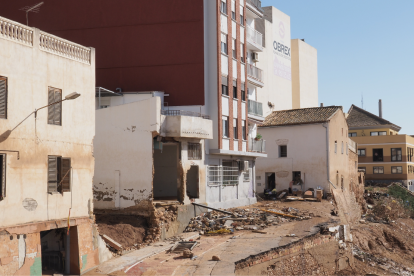 La DANA ha dejado destrucción en Valencia, España.