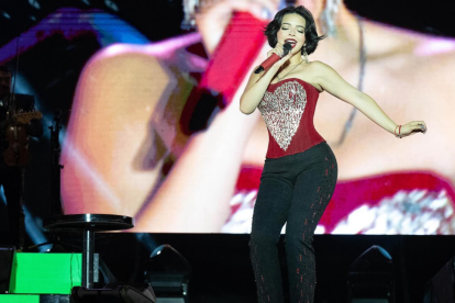 La cantante Ángela Aguilar.