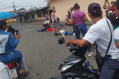 Los sujetos fueron detenidos en plena vía. Pasó en Quevedo.
