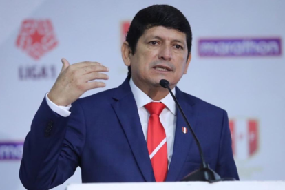 Agustín Lozano es el presidente de la Federación Peruana de Fútbol desde el 2018