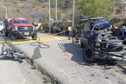 Una persona falleció en un grave siniestro ocurrido en el puente Europa, en Paute.