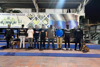 Algunos de los detenidos por Cero Impunidad 14.