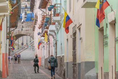 Quito se prepara para sus fiestas.
