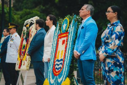 El alcalde Aquiles Álvarez fue sustituido por la vicealcaldesa.