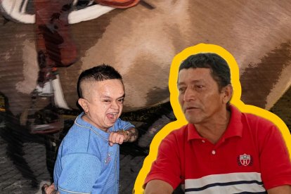 Leonardo Naranjo lagrimea al hablar de los recuerdos con su hijo.