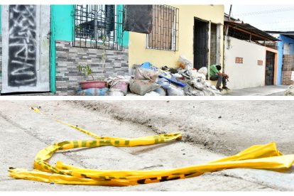 Las víctimas se encontraban fuera de una viviendas. Este sábado, cerca aún estaba la cinta que se utilizó para acordonar el área.