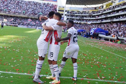 Álex Arce (19) el hombre de los goles de Liga de Quito.