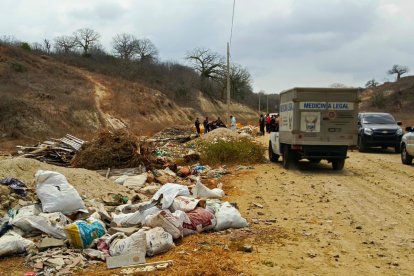 Las partes fueron encontradas en este sector de Manta.