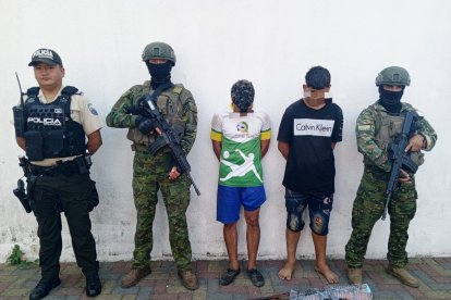 Los detenidos fueron puestos a órdenes de las autoridades.