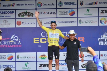Óscar Sevilla repitió por segundo día consecutivo el liderato en la clasificación general de la Vuelta al Ecuador.