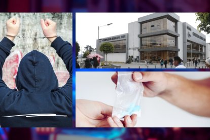 Dos detenidos por supuesto microtráfico de drogas fueron detenidos en el sur de Quito y poco después recuperaron la libertad.