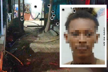 Al parecer, el atacante ingresó a la casa donde estaba la pareja.