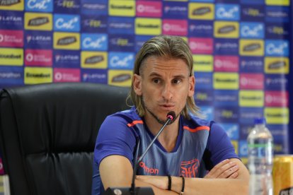 Sebastián Beccacece habló sobre el encuentro de Ecuador ante Colombia.