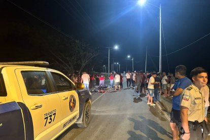 Las víctimas viajaban en motocicleta, en dirección a la cabecera cantonal.