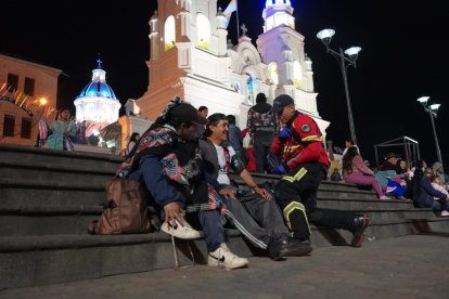 Las atenciones se hicieron durante los tres días de la caminata a El Quinche.