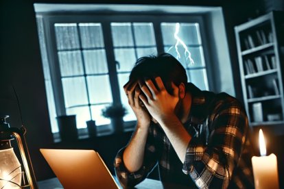 Sin planificación previa, es difícil teletrabajar en medio de cortes de luz.