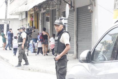 Agentes de la Policía llegaron al lugar.