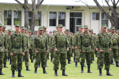 Los cerca de 5 mil reservistas se presentaron este 19 de noviembre en Quito.