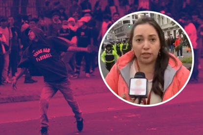 La ciudadana fue llevada a la Unidad de Flagrancia.