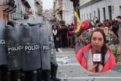 Durante la noche se reportó que 10 personas fueron detenidas y tres policías resultaron herido.