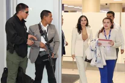 Verónica Abad llegó a Ecuador el 20 de noviembre.