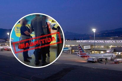 La mujer intentó ingresar al país, pero fue detenida por policías de migración