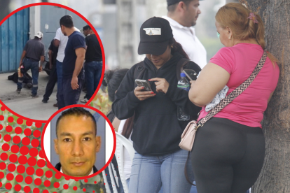 Los familiares de Jefferson Bowen acudieron a la morgue para reclamar su cuerpo.