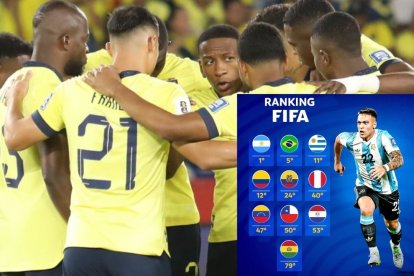 Ecuador en el puesto 24 de FIFA
