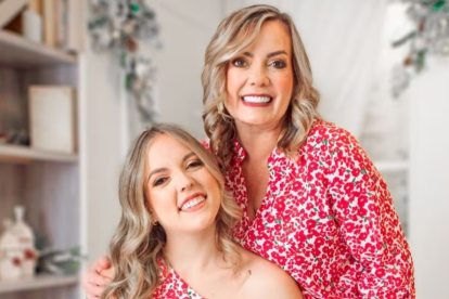 Úrsula Strenge y su hija Camila