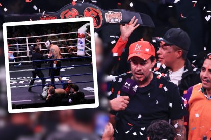 El combate final duró dos asaltos.