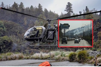 El incendio fue reportado este lunes 2 de diciembre al mediodía.