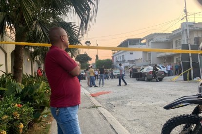 En esta zona de Urdesa Central, Guayaquil, ocurrió el hecho violento.