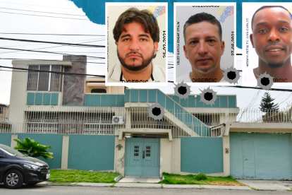 En esta vivienda ocurrió la matanza. El inmueble está ubicado en Urdesa.