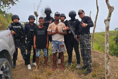 Pedro Pablo Perlaza y su amigo Juan Carlos Morales, liberados.