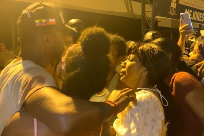 Pedro Pablo Perlaza se reunió con sus seres queridos tras ser secuestrado.