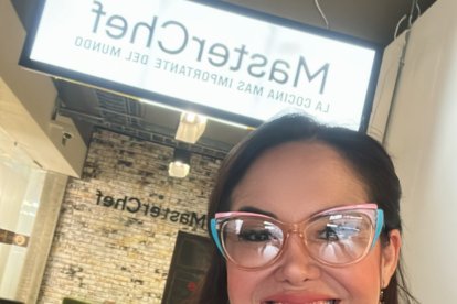 La actriz fue una de las 24 participante de la competencia gastronómica.