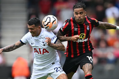 Premier league, partido entre Bournemouth y Tottenham 2023