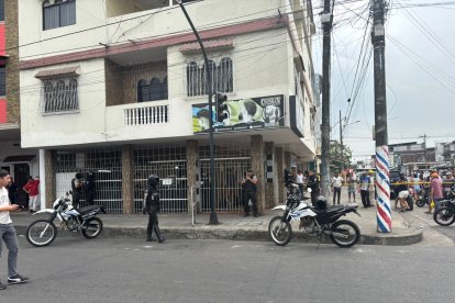 La zona del crimen, en Babahoyo.