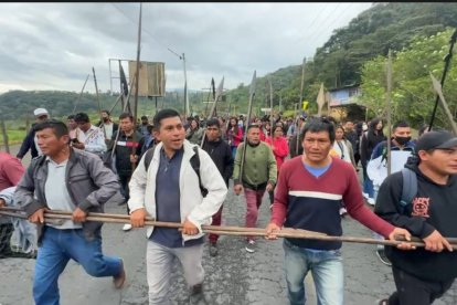 Moradores están protestando por la construcción de la megacárcel.