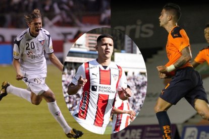 Enrique Vera, Álex Arce y Luis Amarilla, llegaron a LDU Q y luego fueron a la selección de su país.