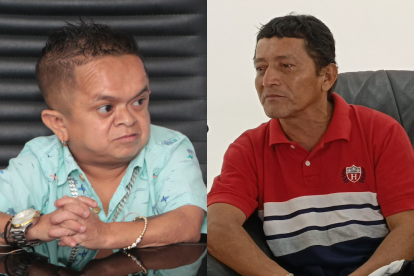 Jorgito Guayaco y su papá Leonardo Naranjo