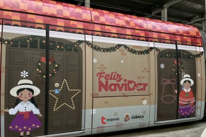 Así está el Tranvía de Cuenca este diciembre.